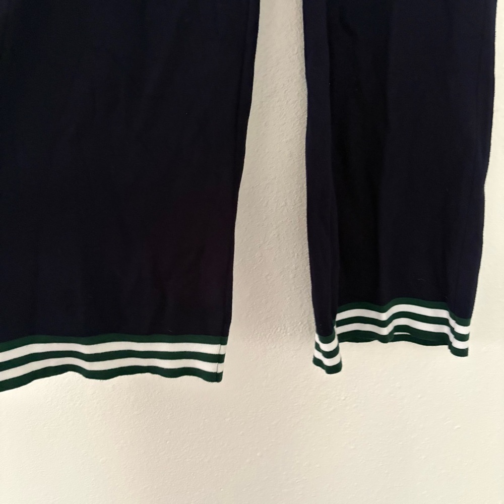 Caroline Constas Navy Pants with Striped Detail - Picture 5 of 6